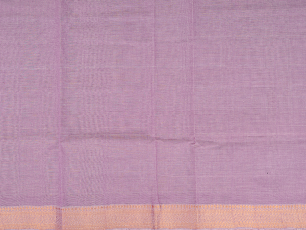 Zari Border Lavender Cotton Unstitched Salwar Material