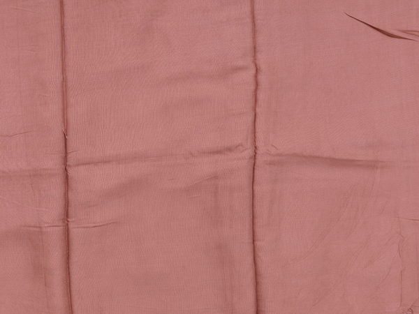 Stripes Design Brown Semi Tussar Unstitched Salwar Material