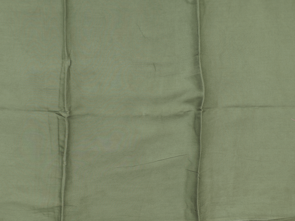 Stripes Design Green Semi Tussar Unstitched Salwar Material