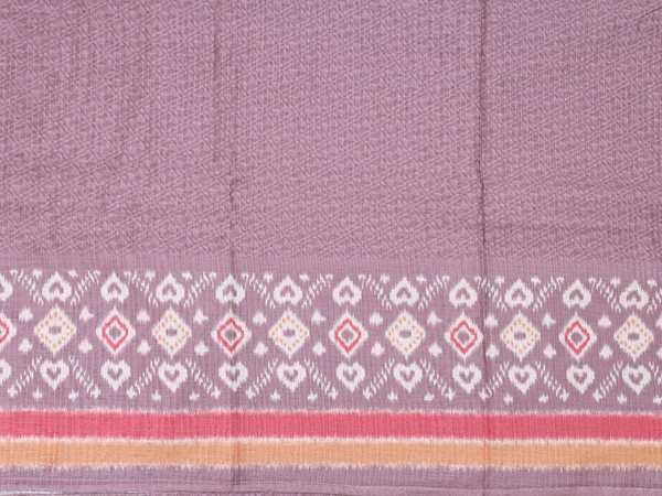 Allover Design Cocoa Brown Linen Salwar Material