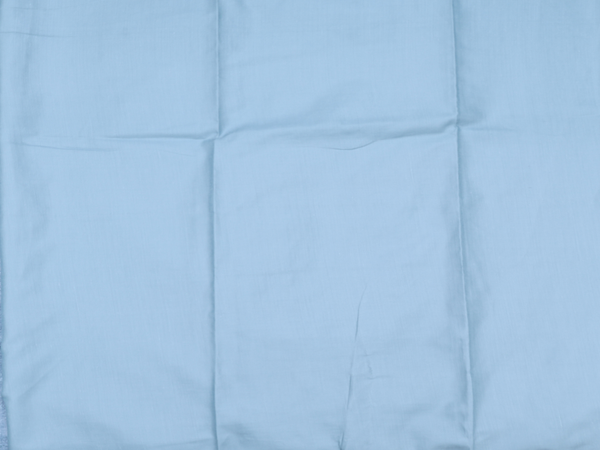 Threadwork Design Blue Chanderi Salwar Material