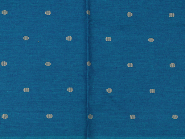Threadwork Buttas Teal Blue Cotton Unstitched Salwar Material