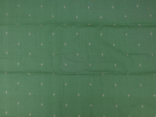 Threadwork Buttas Green Cotton Unstitched Salwar Material