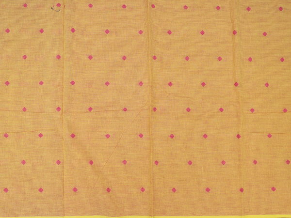 Threadwork Buttas Yellow Cotton Salwar Material