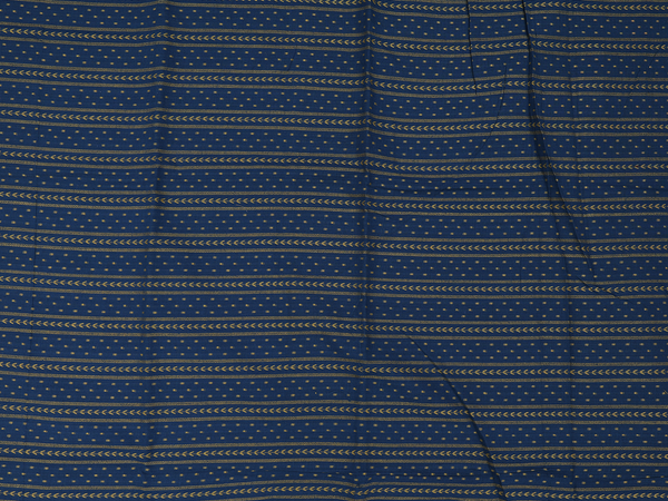 Threadwork Design Prussian Blue Cotton Salwar Material