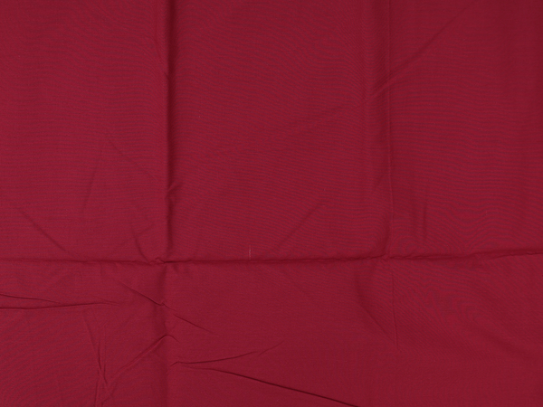 Floral Design Red Cotton Unstitched Salwar Material