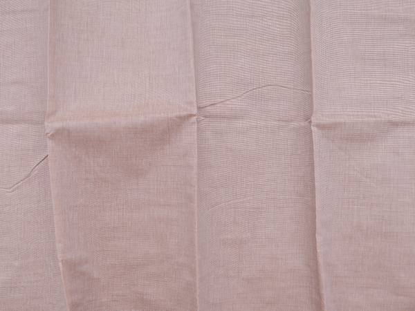 Floral Design Cream Color Raw Silk Salwar Material