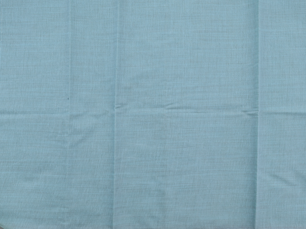Floral Design Turkish Blue Raw Silk Salwar Material