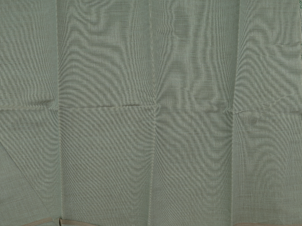 Floral Design Green Tussar Unstitched Salwar Material