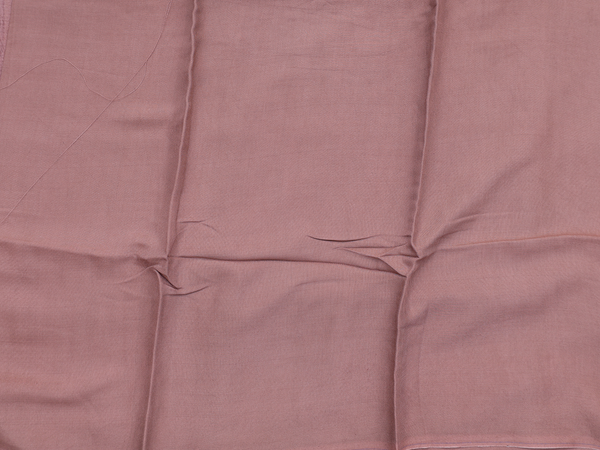 Stripes Design Brown Semi Tussar Unstitched Salwar Material