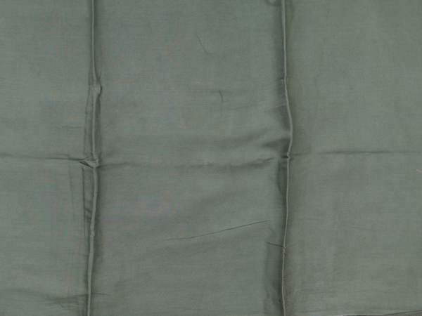 Stripes Design Green Semi Tussar Unstitched Salwar Material