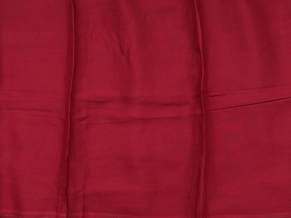 Printed Design Red Modal Silk Unstitched Salwar Material