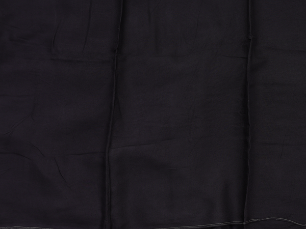 Printed Design Black Chanderi Unstitched Salwar Material