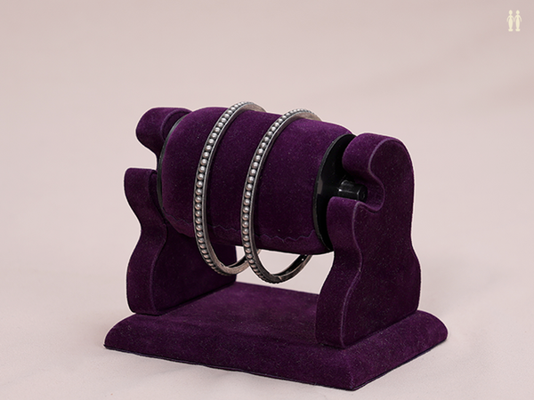 Oxidized Pure Silver Bangles