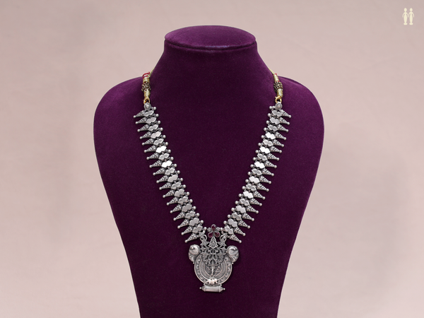 Oxidized Pure Silver Necklace