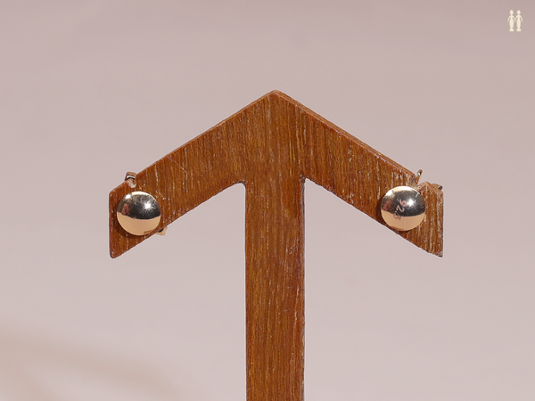 Crystal Stone Gold Plated Pure Silver Earrings