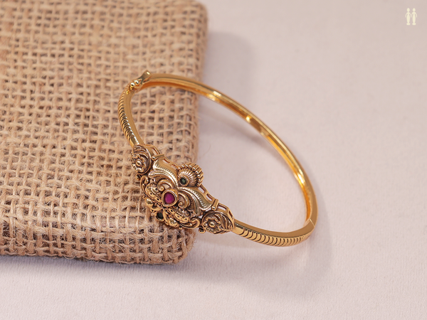Gold Plated Pure Silver Bracelet