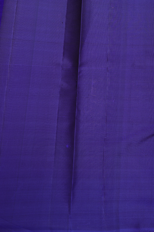 Kanchipuram Silk Saree In Rust Orange With Jacquard Pattern