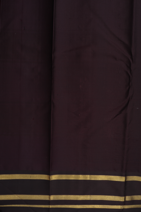 Kanchipuram Silk Saree In Green And White With Checks Design