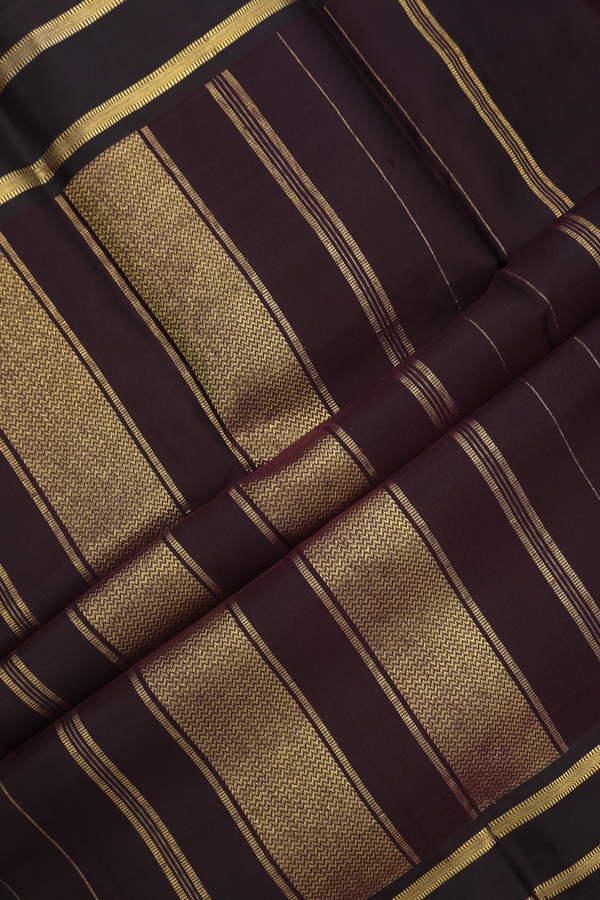 Kanchipuram Silk Saree In Green And White With Checks Design