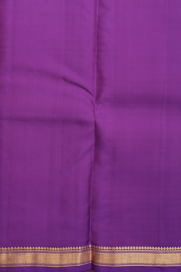 Kanchipuram Silk Saree In Mauve Pink With Contrast Border