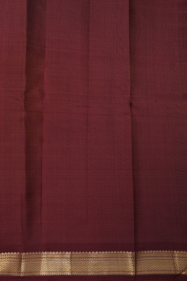 Kanchipuram Silk Saree In Pink With Korvai Border