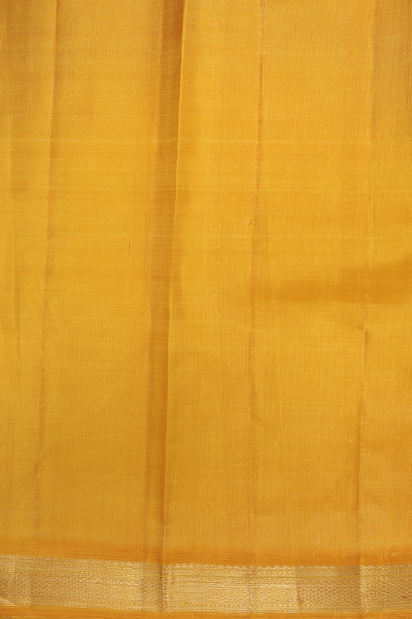 Kanchipuram Silk Saree In Royal Blue With Brocade Design