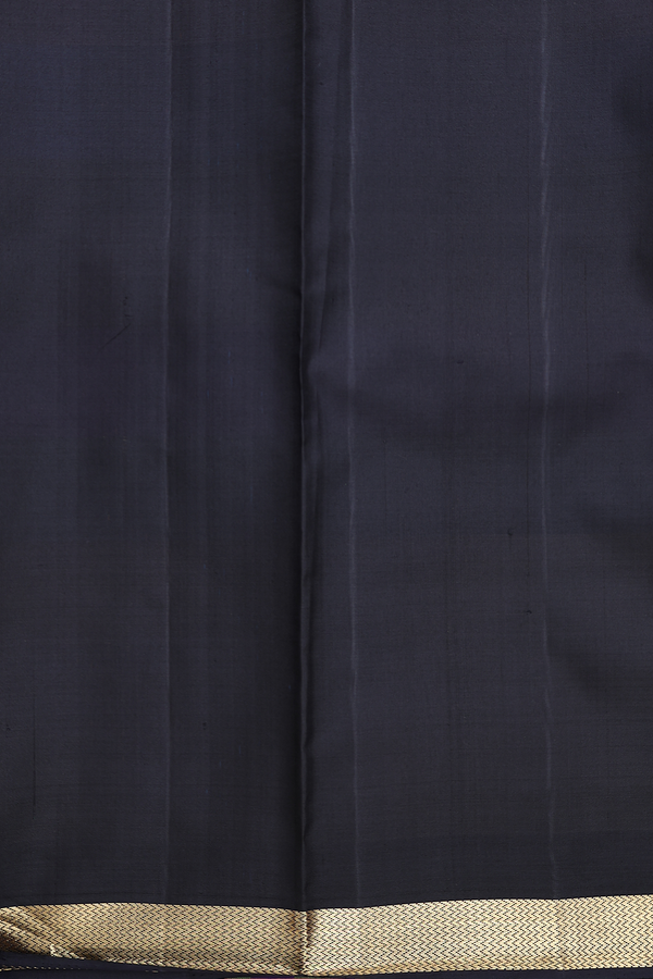 Kanchipuram Silk Saree In Multicolor With Stripes Design