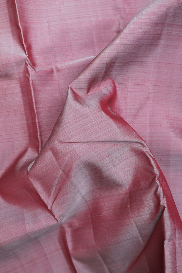 Kanchipuram Silk Saree In Plain Dual Tone With Korvai Border