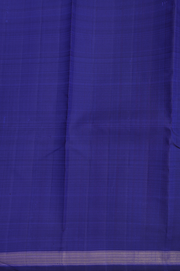 Kanchipuram Silk Saree In Multicolor With Stripes Design