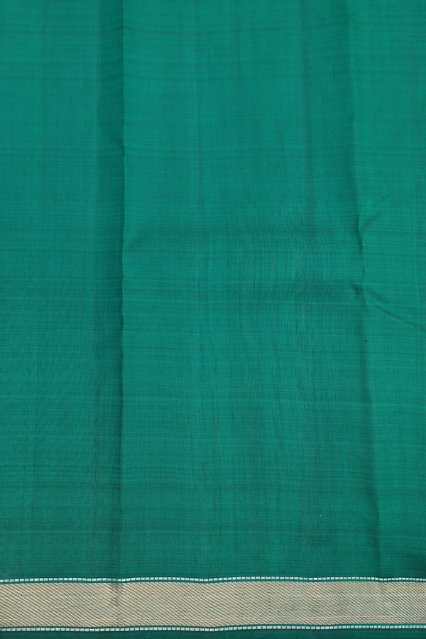 Kanchipuram Silk Saree In Multicolor With Stripes Design