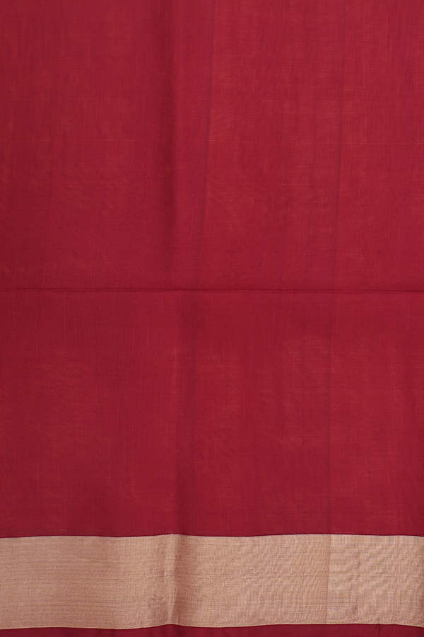 Soft Silk Saree In Orange With Floral Border