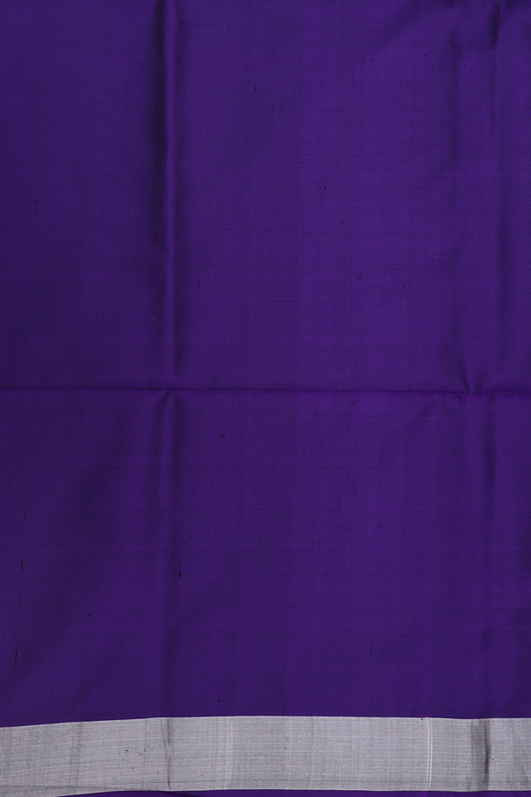 Soft Silk Saree In Royal Blue With Paisley Buttas
