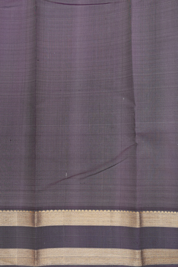 Kanchipuram Silk Saree In Light Blush Pink With Checks Design