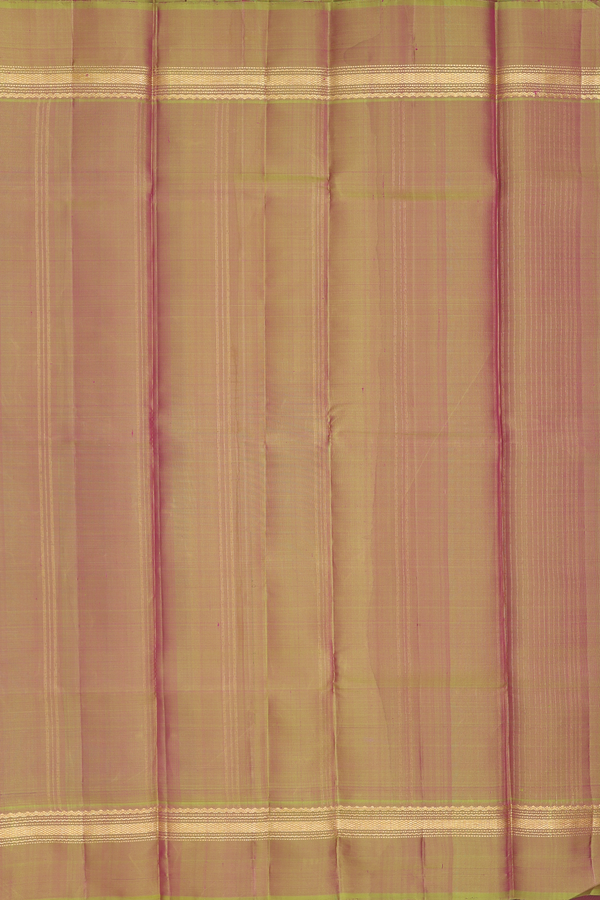 Kanchipuram Silk Saree In Purple With Checks Design