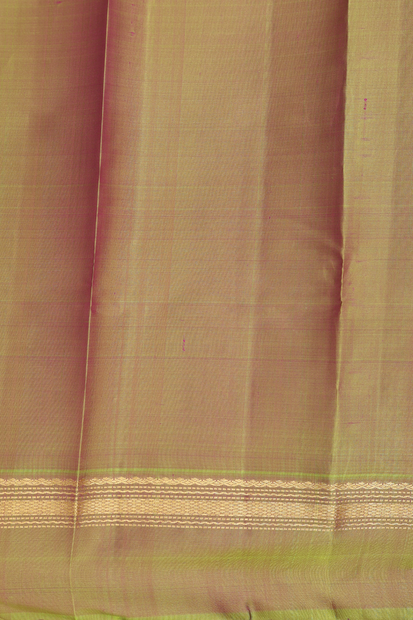 Kanchipuram Silk Saree In Purple With Checks Design