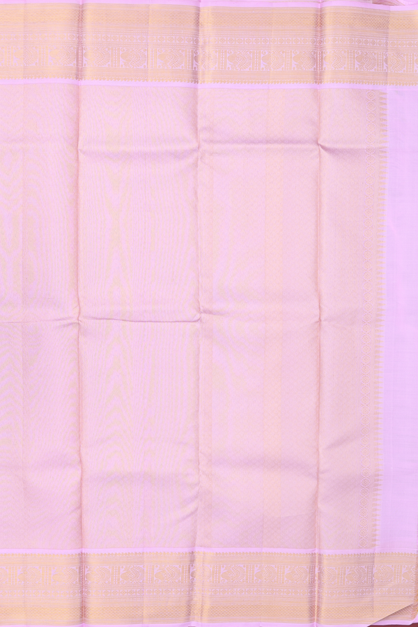 Kanchipuram Silk Saree In Brown With Checks Design