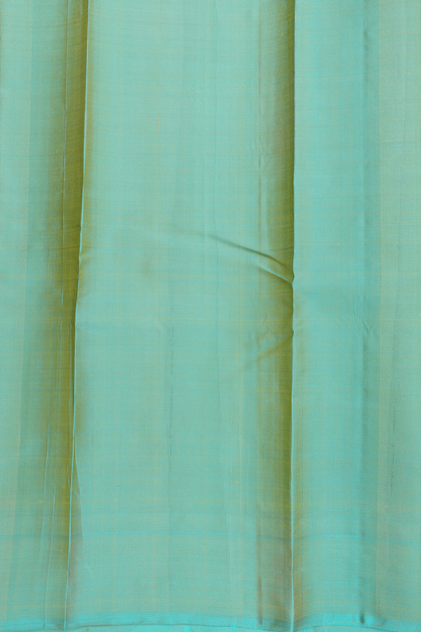Kanchipuram Silk Saree In Royal Yellow With Checks Design