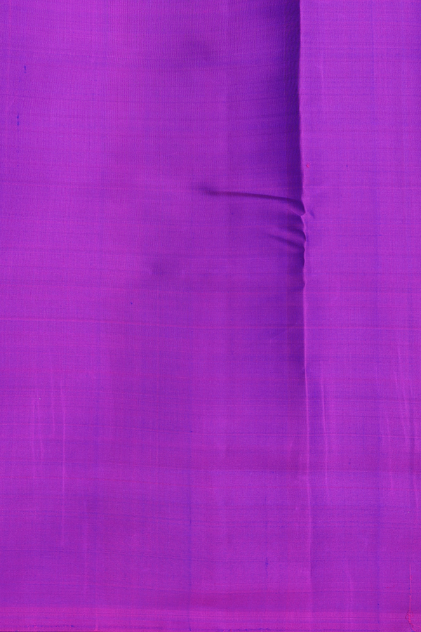 Kanchipuram Silk Saree In Royal Blue With Checks Design