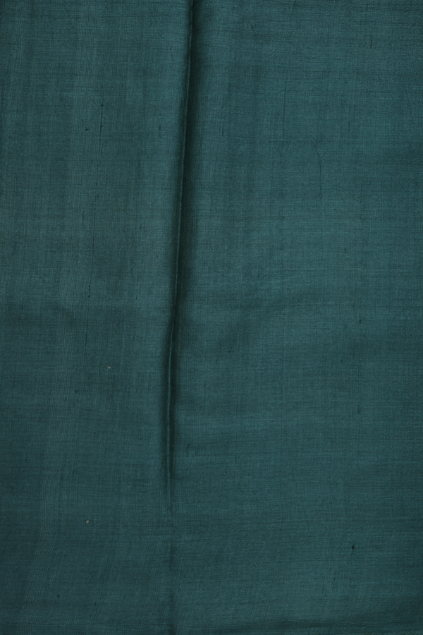 Tussar Silk Saree In Beige With Floral Design