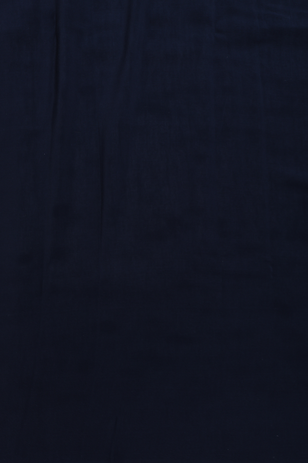 Crepe Saree In Navy Blue With Allover Printed Design