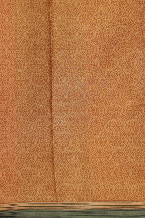 Printed Silk Saree In Pink With Allover Design