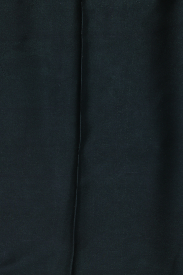 Printed Silk Saree In Dark Green With Allover Design