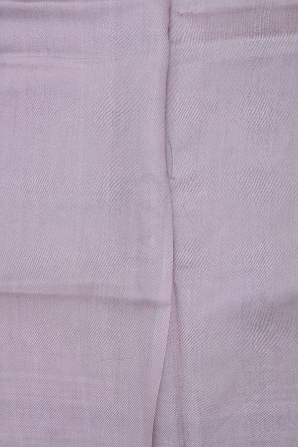 Organza Silk Saree In Dusty Rose With Floral Design