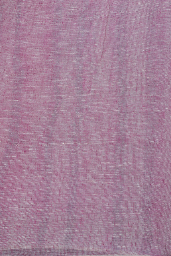 Linen Saree In Multicolor With Stripes Design