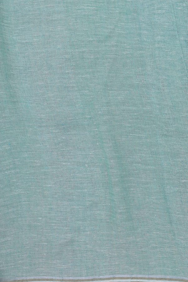 Linen Saree In Multicolor With Stripes Design