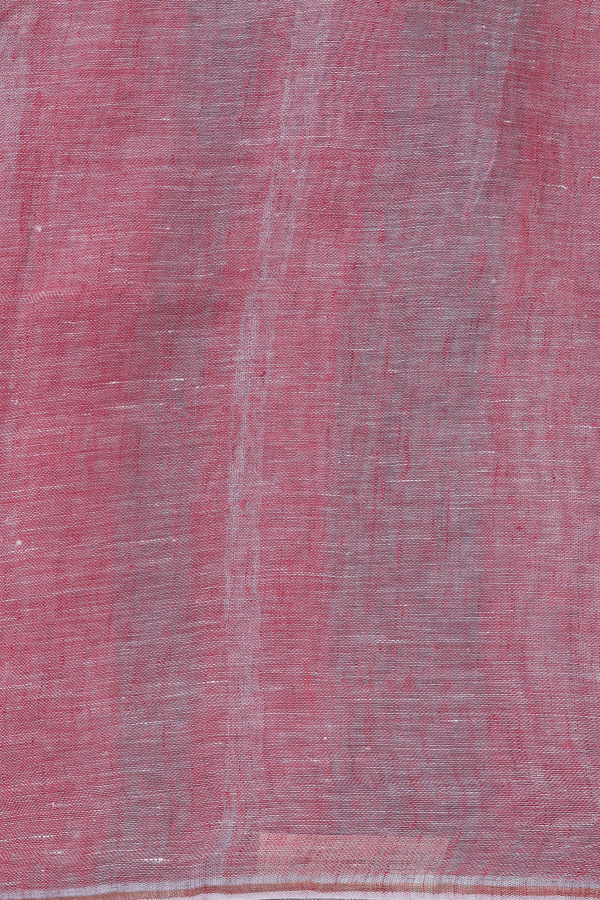 Linen Saree In Multicolor With Stripes Design