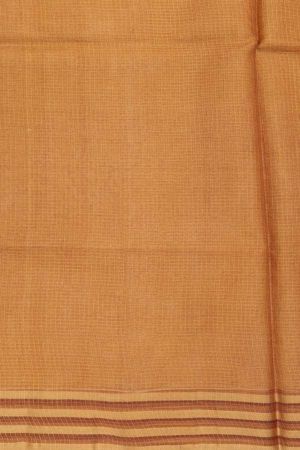 Kota Silk Saree In Yellow With Printed Design