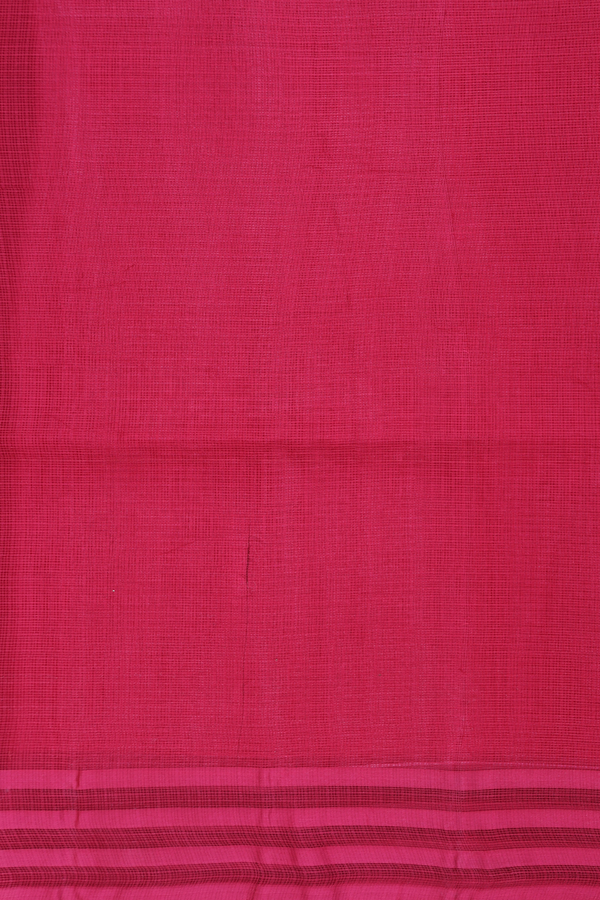 Kota Silk Saree In Pink With Floral Design