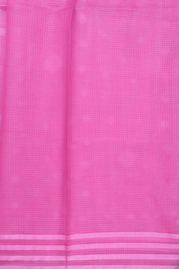 Kota Silk Saree In Pink With Diamond Design